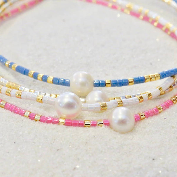 Dainty Anklet Freshwater Pearl  $18