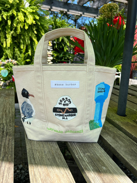 HAND PAINTED TOTE