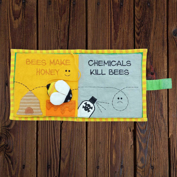 Fabric Kids' Book - Save the Bees (w)