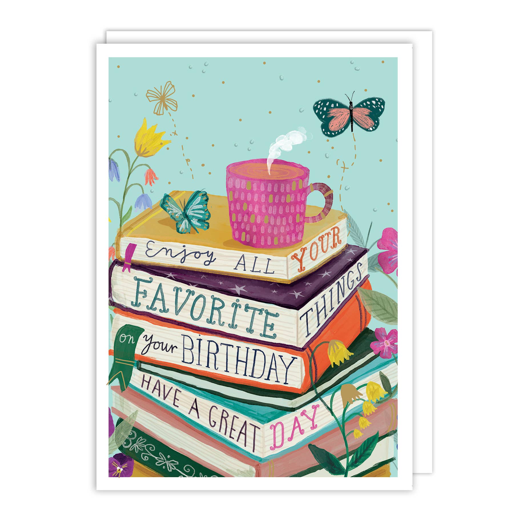 Books Birthday Card