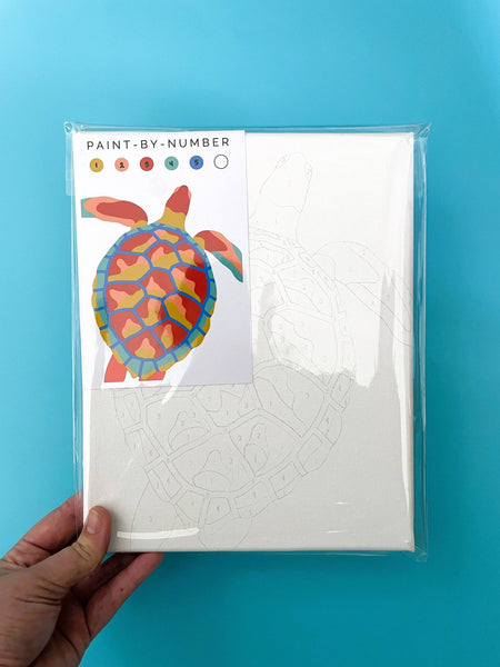 Sea Turtle Paint-By-Number
