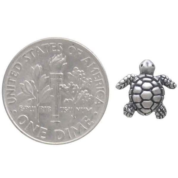 Sterling Silver Baby Sea Turtle Post