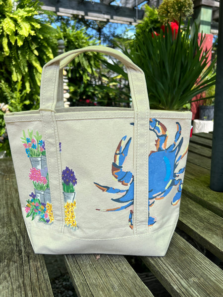 HAND PAINTED TOTE