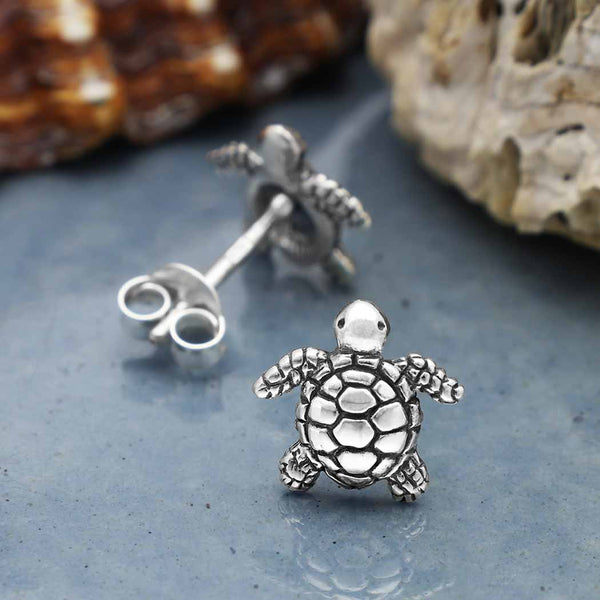 Sterling Silver Baby Sea Turtle Post