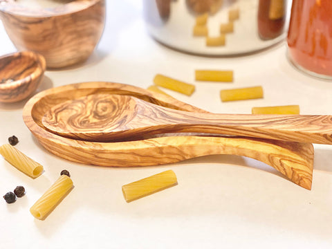 Olive Wood Spoon Rest