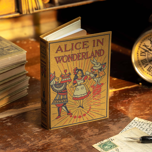 'Alice in Wonderland' Lewis Carroll 1865 Passport/Notebook Wallet