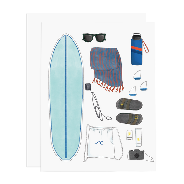 Surf Weekender Society Greeting Card