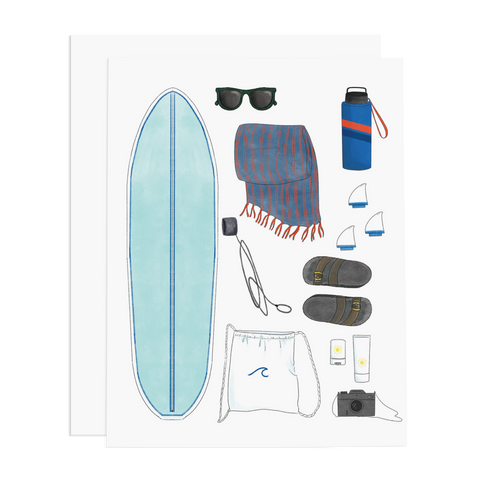 Surf Weekender Society Greeting Card