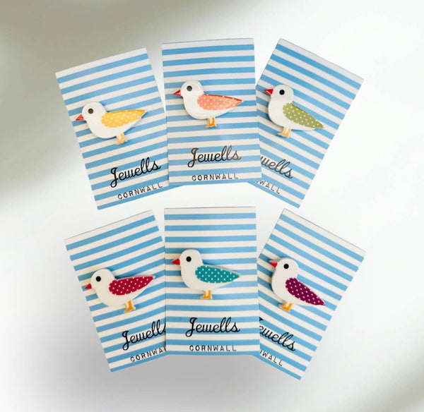 Seagull Resin Fridge Magnet coastal nautical 23 colours