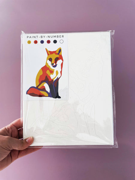 Fox Paint-By-Number