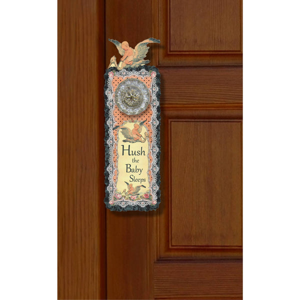 Doorknob Hanger - Hush the Baby Sleeps