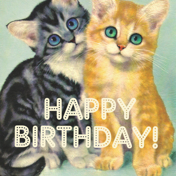 ASSHOLE CATS birthday card