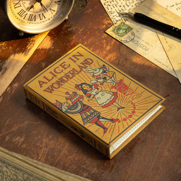 'Alice in Wonderland' Lewis Carroll 1865 Passport/Notebook Wallet