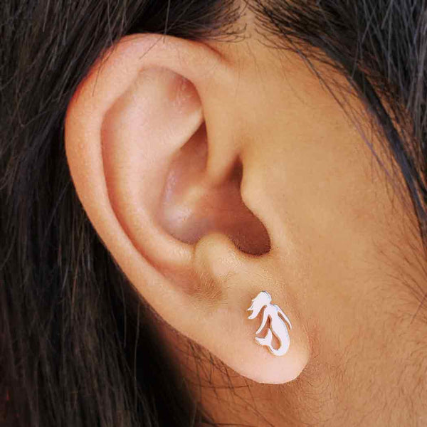 Mermaid Post Earrings