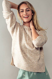 Simple Contour Knit Sweater