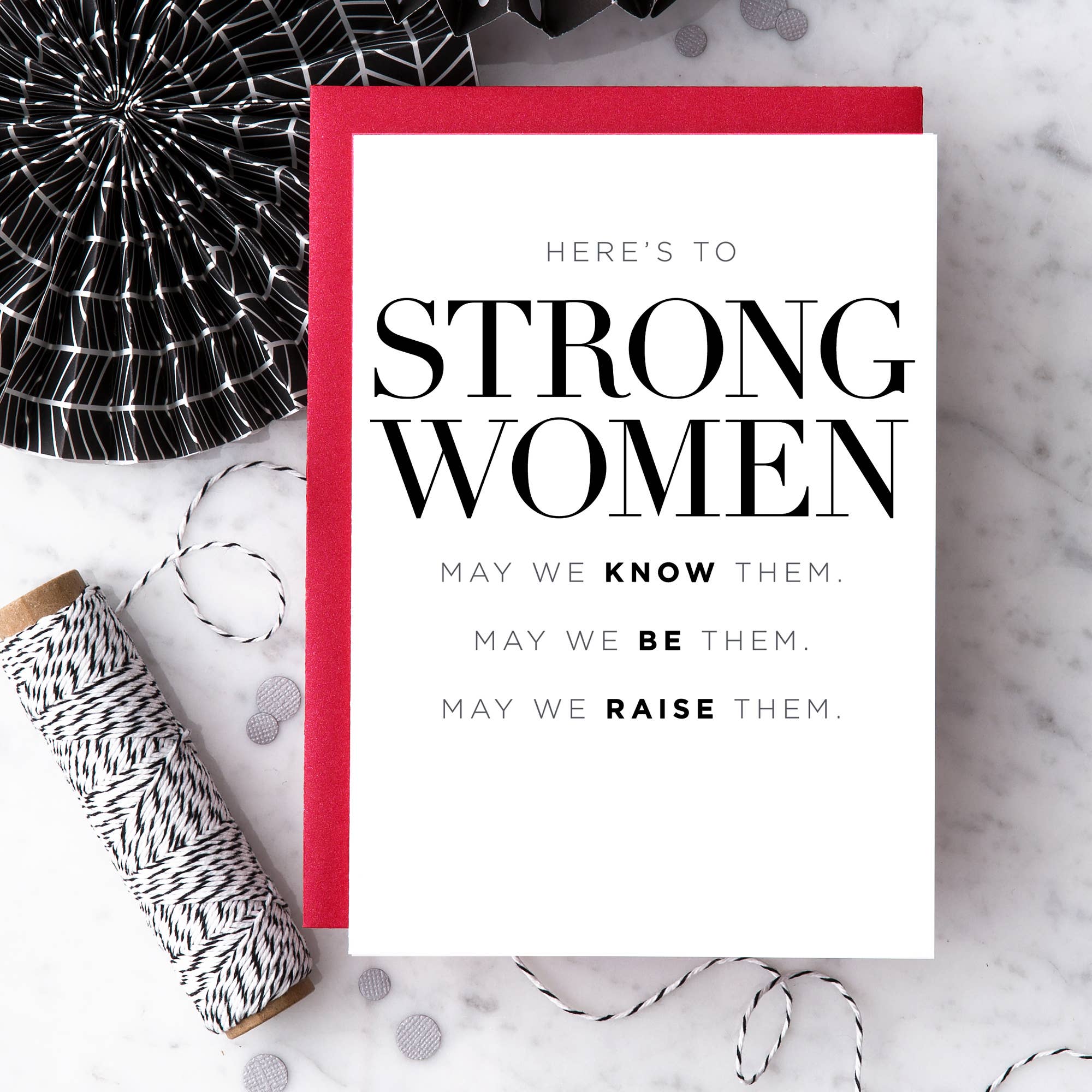 EN09 - "Here's to Strong Women" Greeting Card