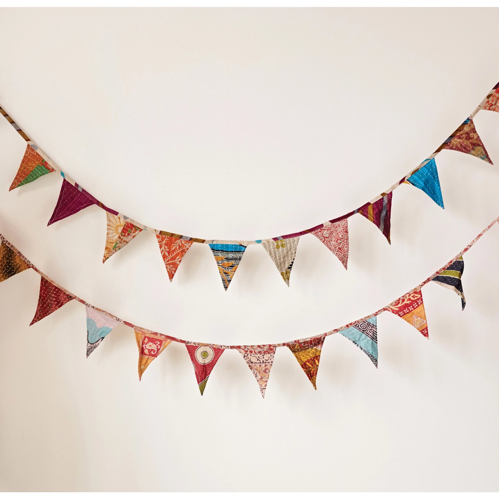 Vintage Kantha Quilt Garland