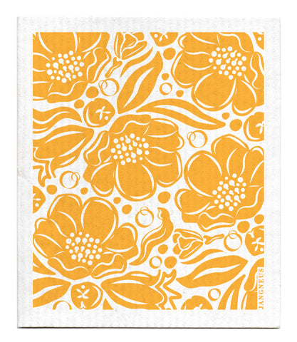 Swedish Dishcloth - Flora - Ochre