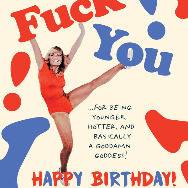 YOU GODDESS! birthday card