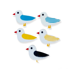 Seagull Resin Fridge Magnet coastal nautical 23 colours