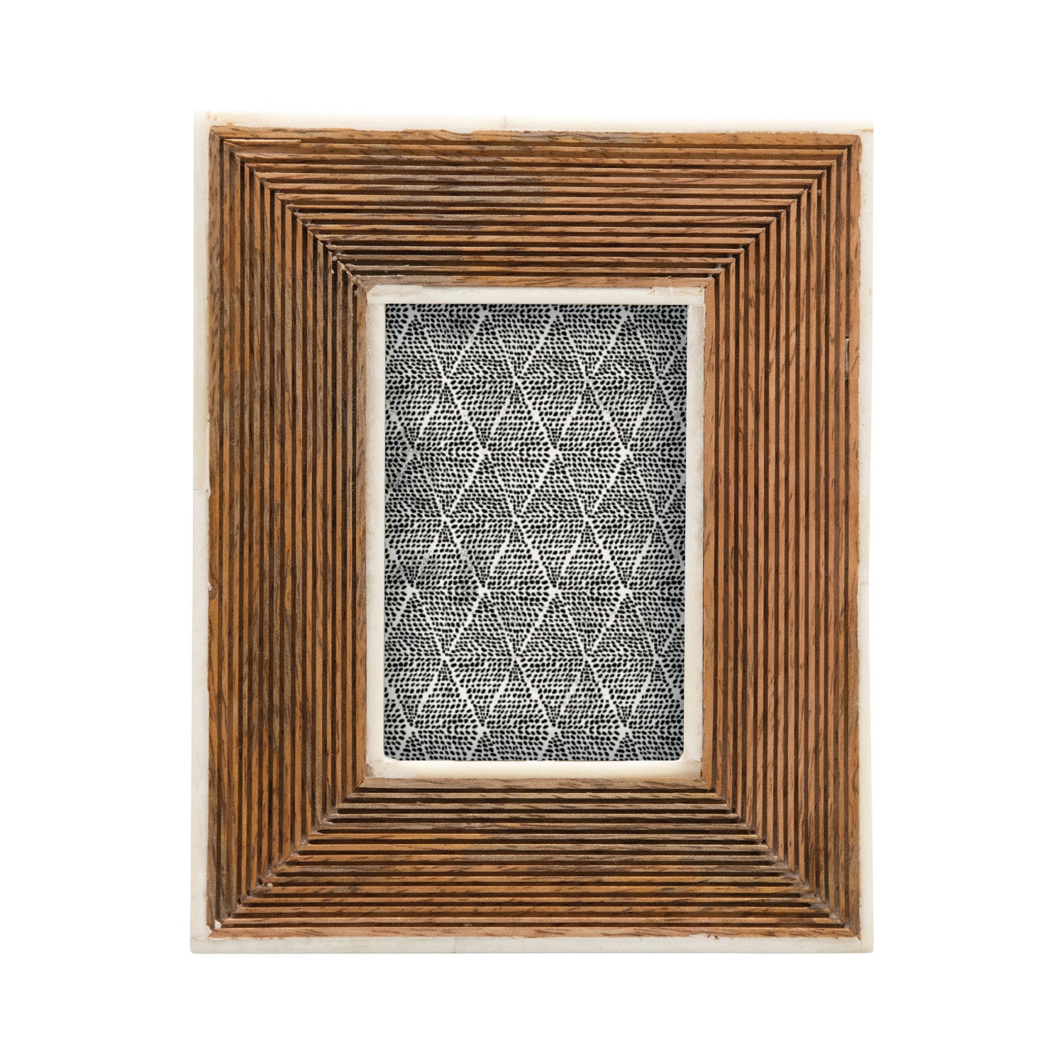 Frame with bone border