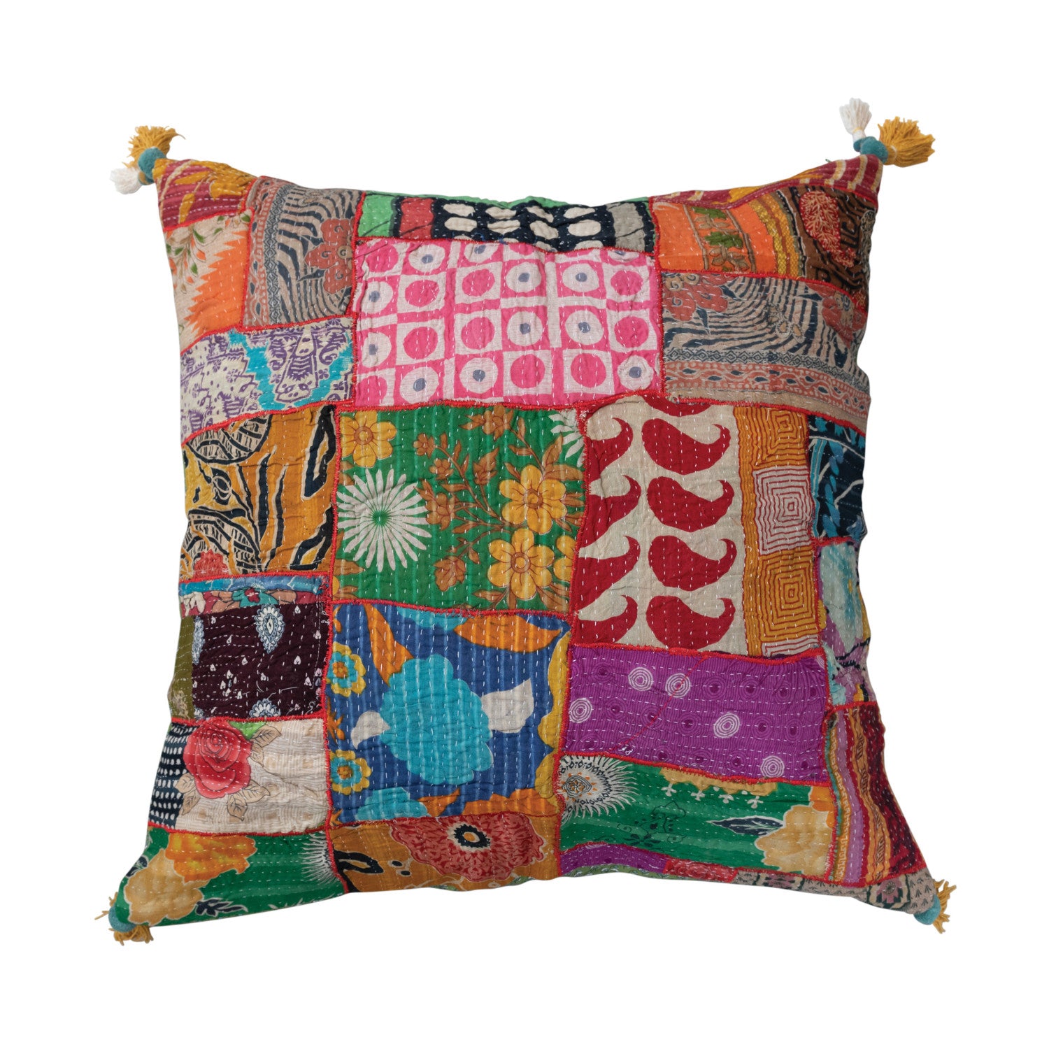 Kantha Pillow