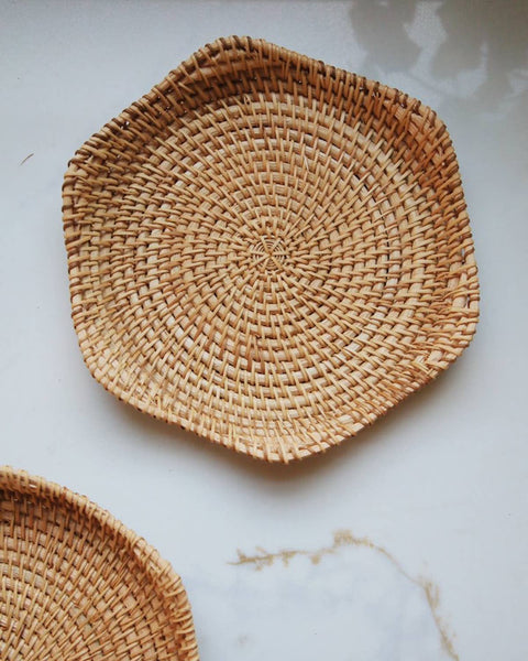 Natural Rattan Woven Tray