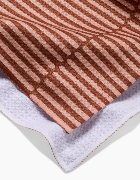 Textured Stripe Tea Towel