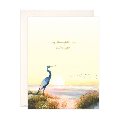 My Thoughts are with You Greeting Card