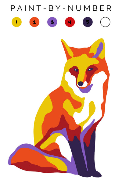 Fox Paint-By-Number