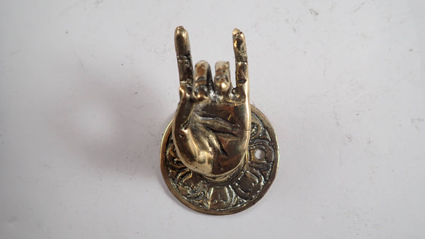 Size #7 Brass Buddha Hand Mudra Shuni