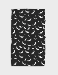 Night Flyers Black Kitchen Tea Towel