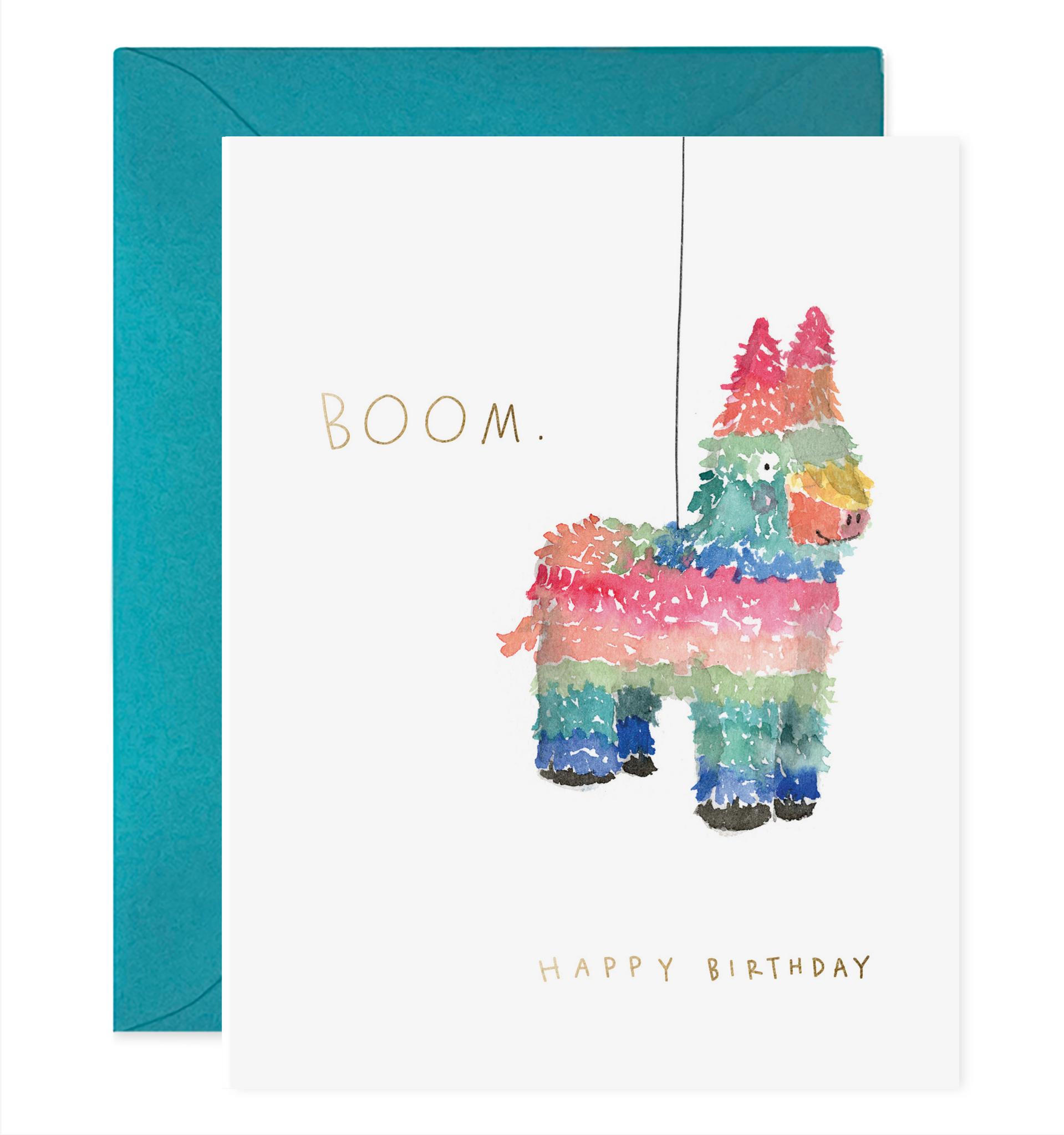 Piñata Birthday Card
