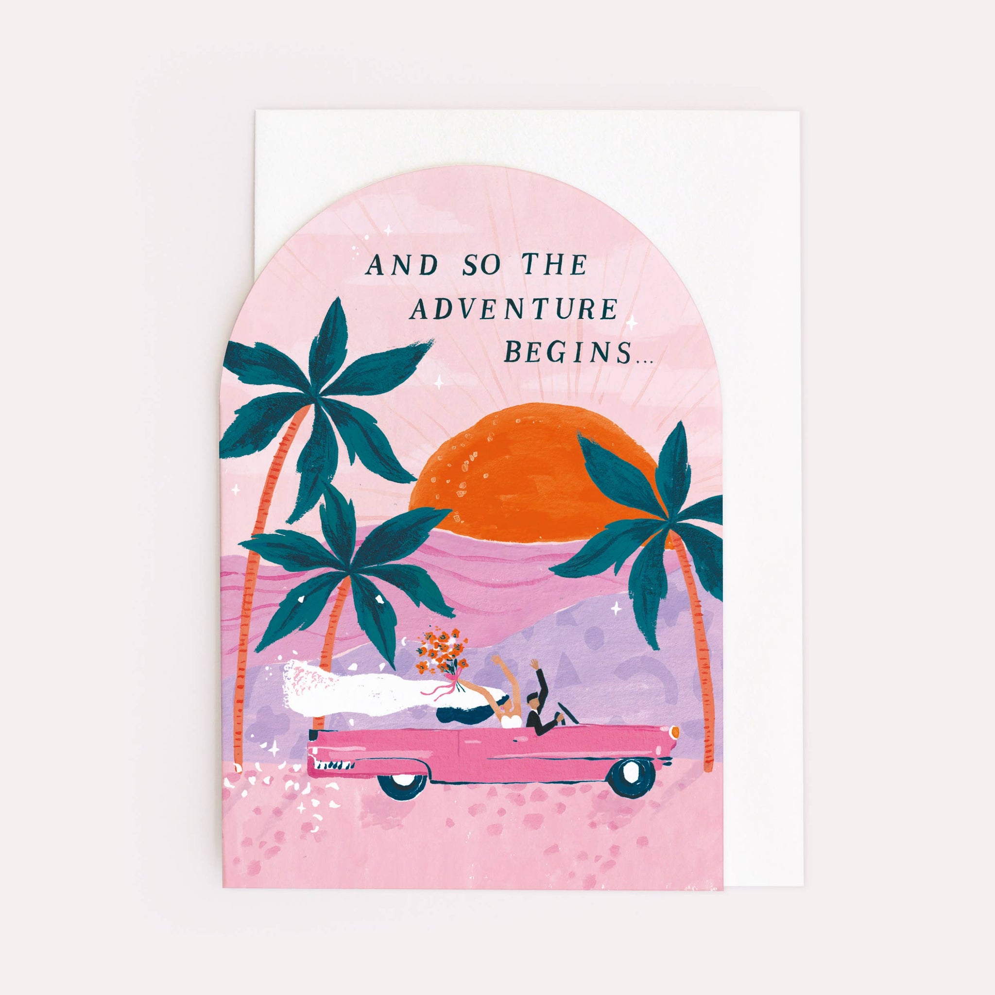 Adventures Wedding Card | Bride & Groom Card | Elopement