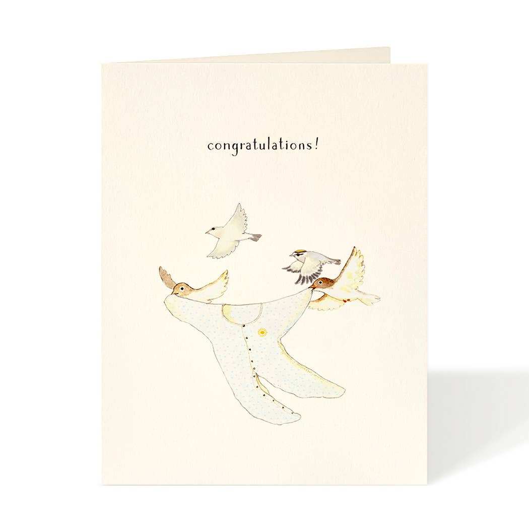 One More Onesie - Baby Card