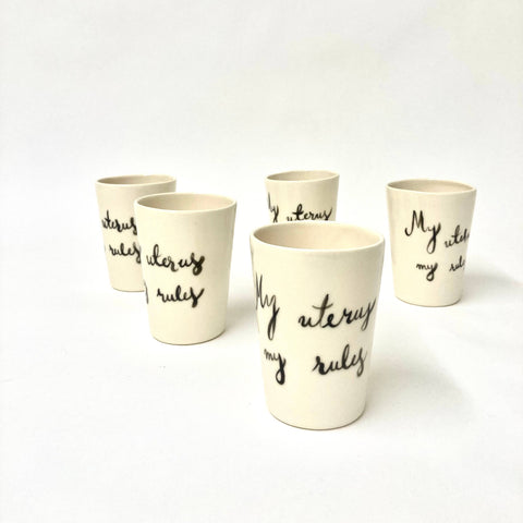 Ceramic Calligraphy Cup