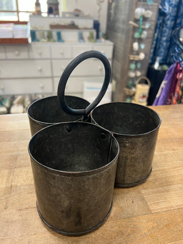 Gardeners Plant Starter Triple Pot Caddy