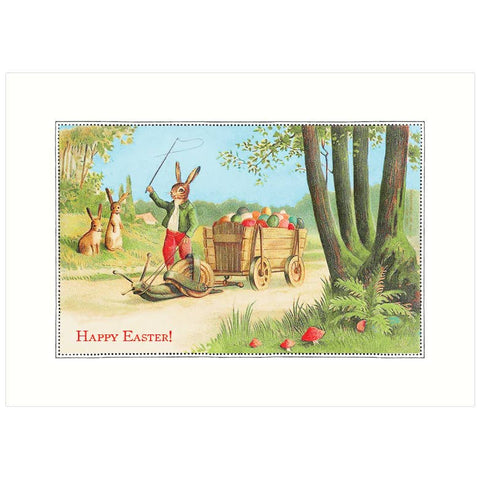 Snail Cart | Easter Greeting Card