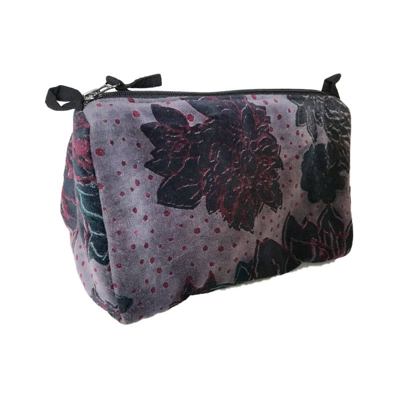 Rome Velvet Pouch Sumi