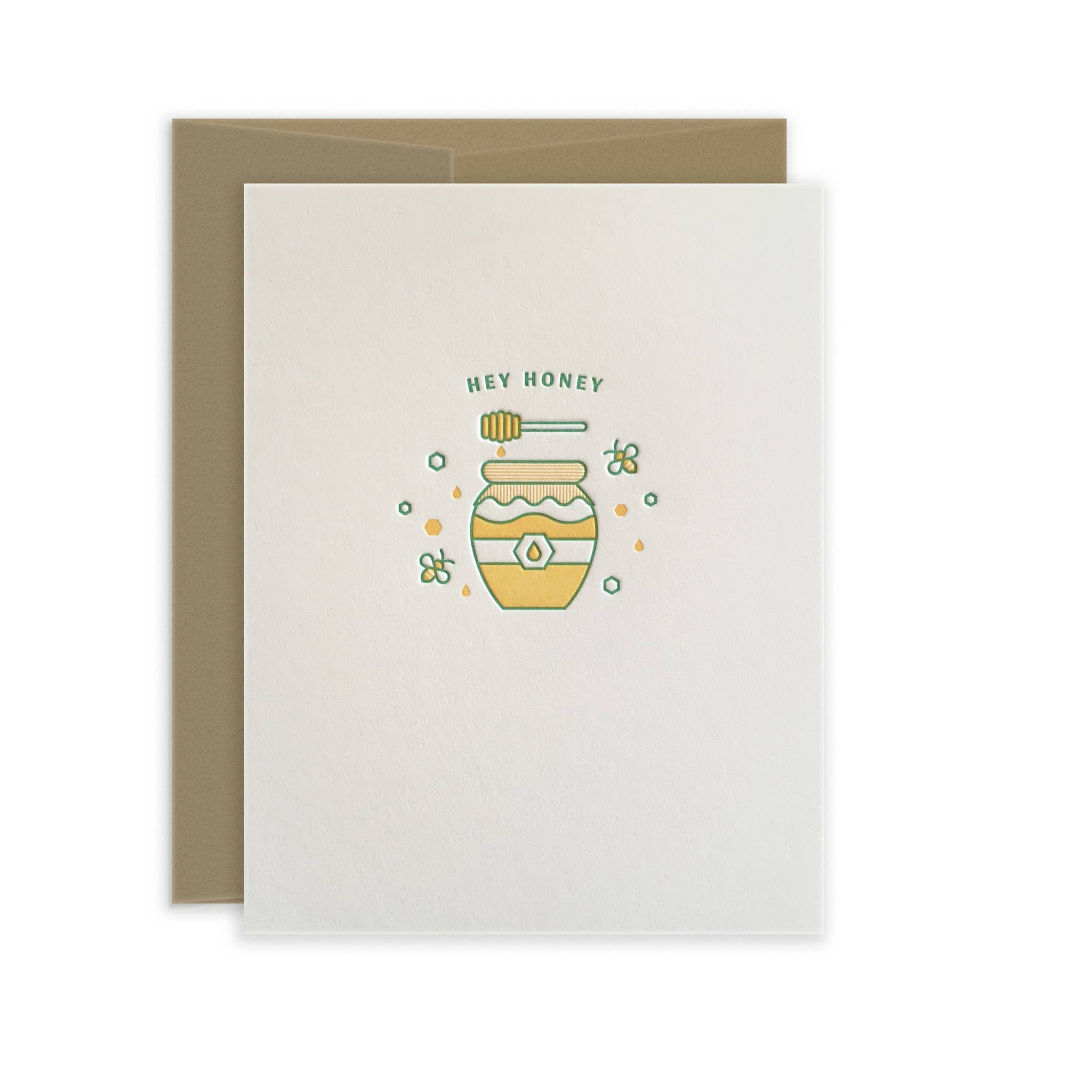 Hey Honey Letterpress Everyday Friendship Card