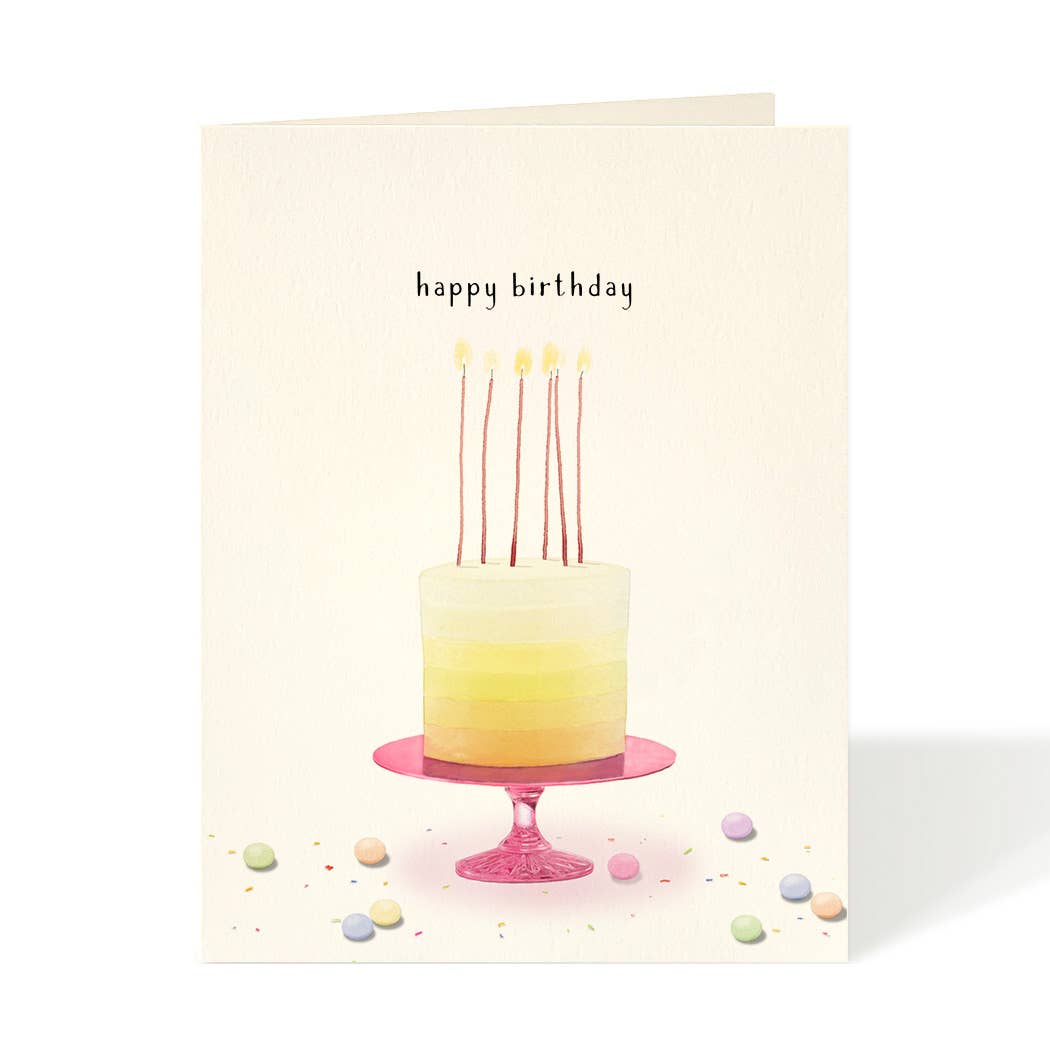 Ombre Cake - Birthday Card