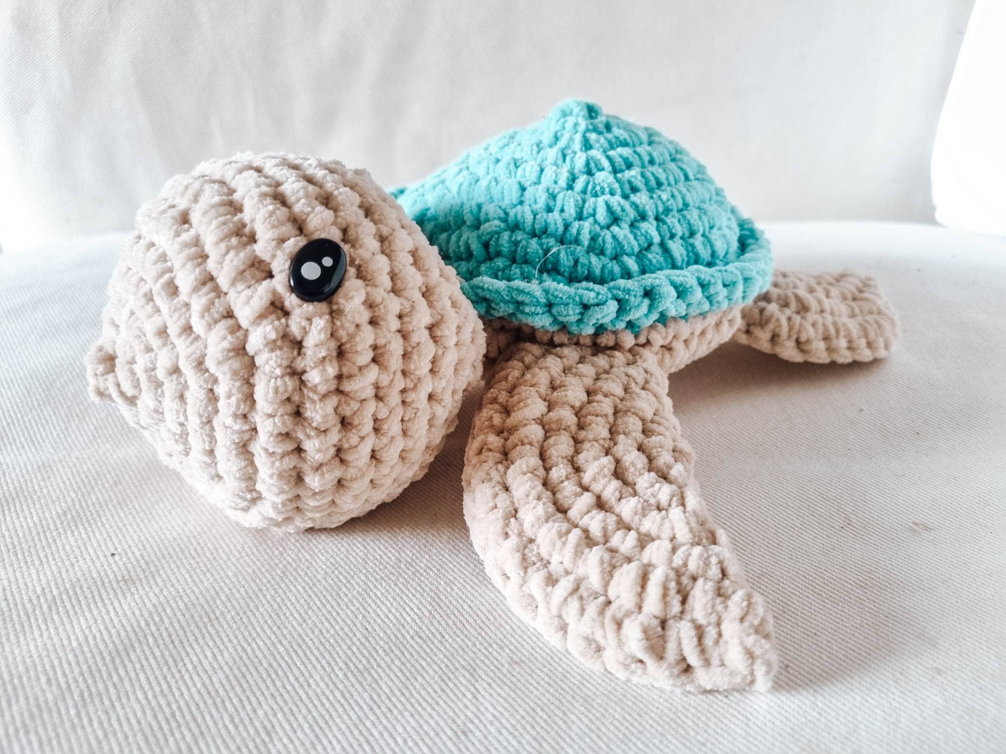 Plush Crocheted Turtle